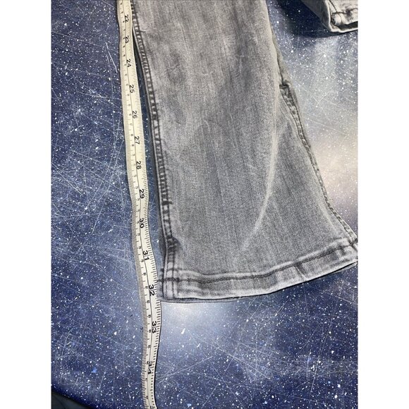Zara Skinny Gray Jeans Stretch Ankle Slit No Flaws 90% Eco Grown Cotto Wms Sz 4 - Picture 9 of 10